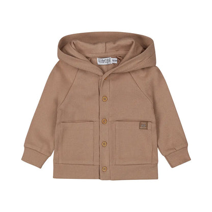 Dirkje Sweatjacke mit Kapuze & Knöpfen Mokkini Kindermode Sweatjacke