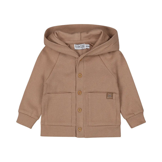 Dirkje Sweatjacke mit Kapuze & Knöpfen Mokkini Kindermode Sweatjacke