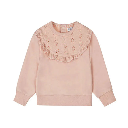 Dirkje Sweatshirt mit Stickerei Mokkini Kindermode Sweatshirt