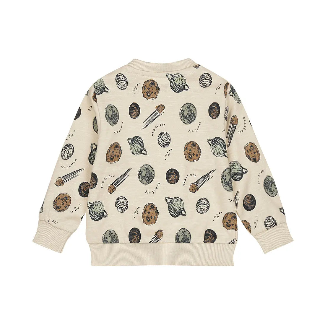 Dirkje Sweatshirt mit Weltraum-Motiven Mokkini Kindermode Sweatshirt