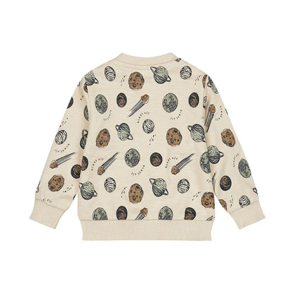 Dirkje Sweatshirt mit Weltraum-Motiven Mokkini Kindermode Sweatshirt