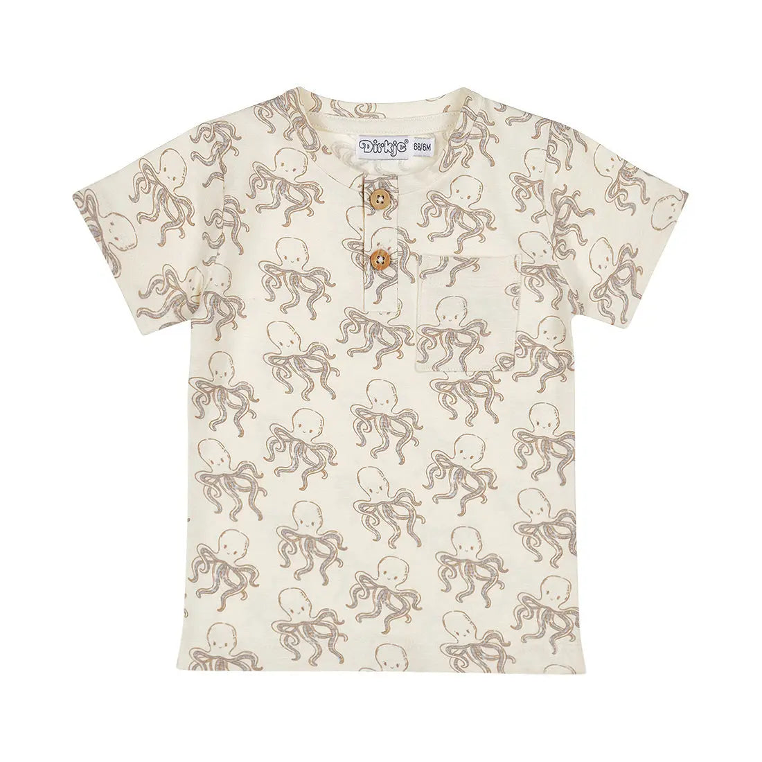 Dirkje T-Shirt mit Oktopus-Print Mokkini Kindermode T-Shirt