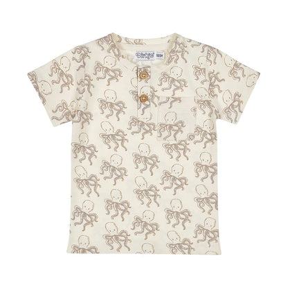 Dirkje T-Shirt mit Oktopus-Print Mokkini Kindermode T-Shirt
