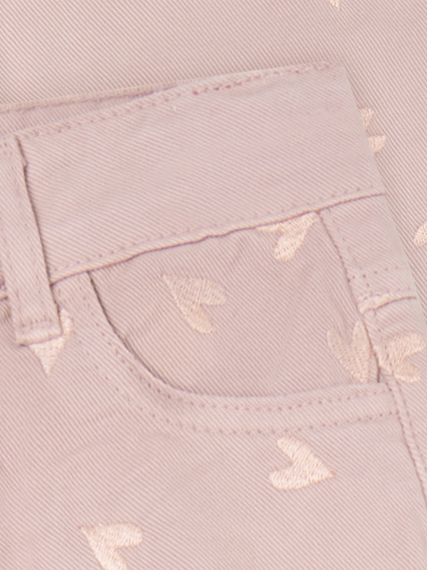 Minymo Mädchen Hose – Rosa mit Herzmuster