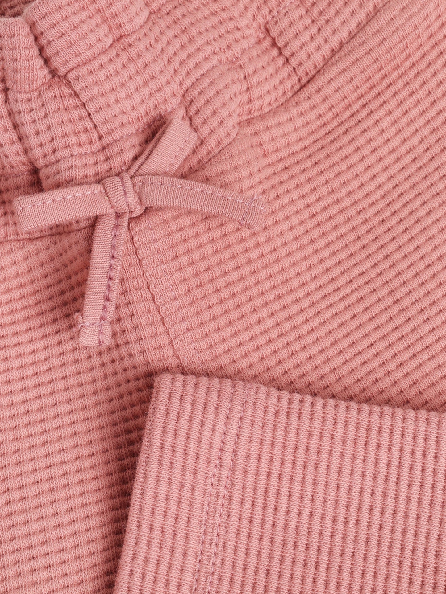 Noppies Mädchen Waffel-Hose Ash Rose mit Bindeband
