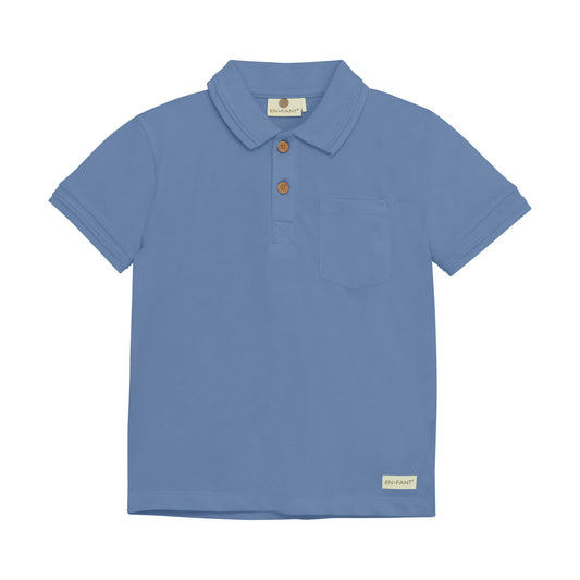 En Fant Poloshirt in Blau Mokkini Kindermode Gesperrt