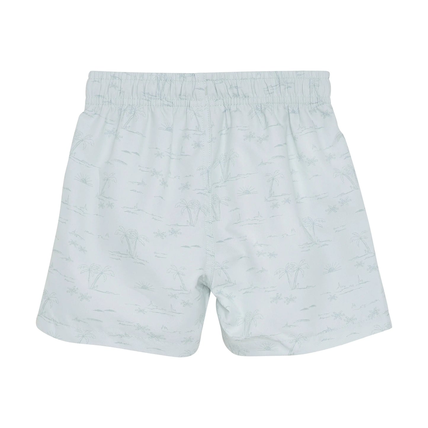 En Fant Shorts mit Palmenprint in Hellblau Mokkini Kindermode Gesperrt
