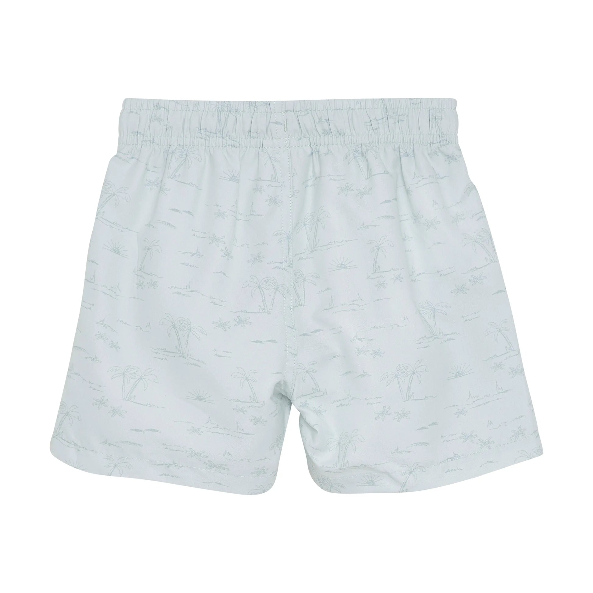 En Fant Shorts mit Palmenprint in Hellblau Mokkini Kindermode Gesperrt