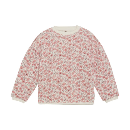 En Fant Sweatshirt mit floralem Muster in Rosa Mokkini Kindermode Gesperrt