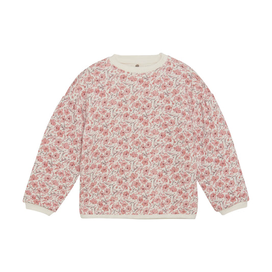 En Fant Sweatshirt mit floralem Muster in Rosa Mokkini Kindermode Gesperrt