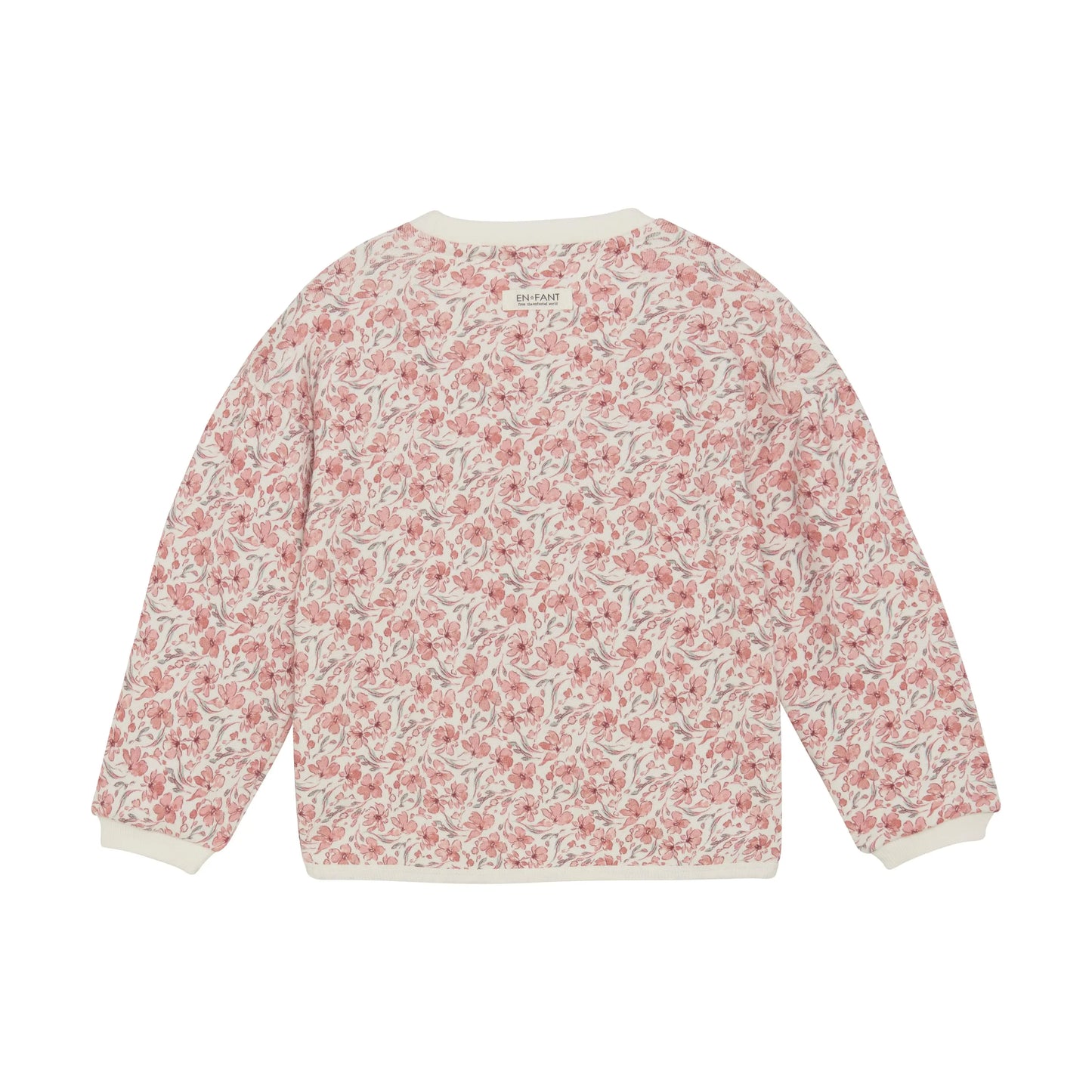 En Fant Sweatshirt mit floralem Muster in Rosa Mokkini Kindermode Gesperrt