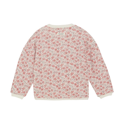 En Fant Sweatshirt mit floralem Muster in Rosa Mokkini Kindermode Gesperrt