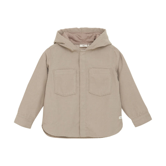 Enfant Jacke mit Kapuze in Beige Mokkini Kindermode Gesperrt