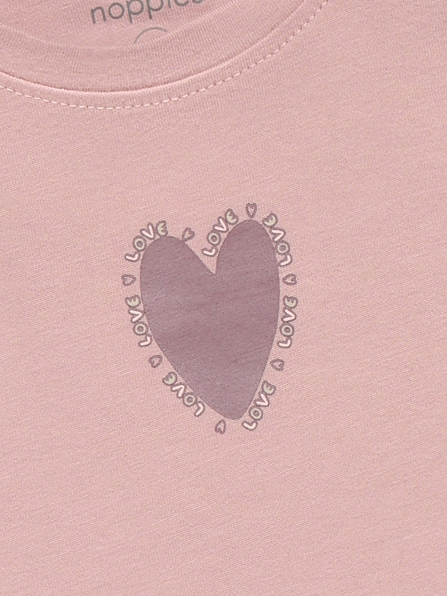 Noppies Mädchen Langarmshirt Adobe Rose mit Herzmotiv