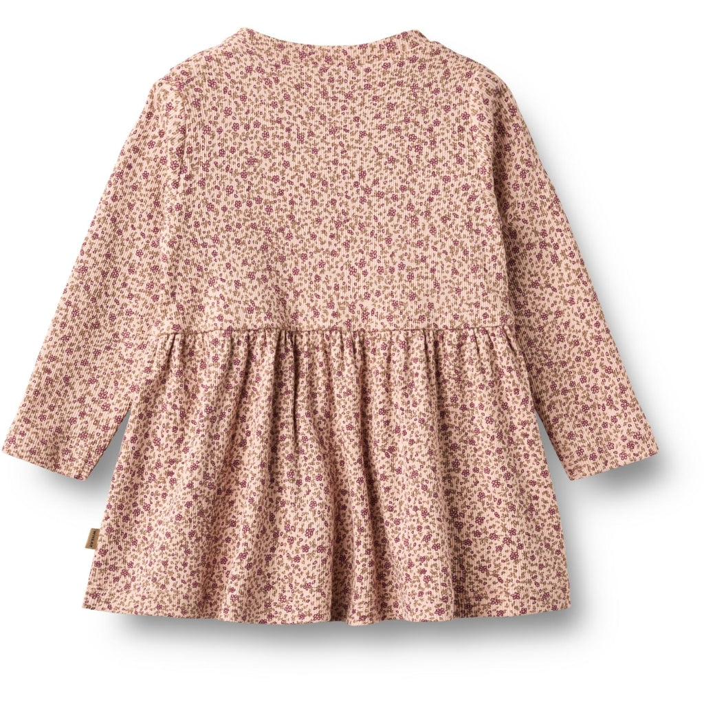 Wheat Kleid Mädchen – Rosa mit Blumenmuster