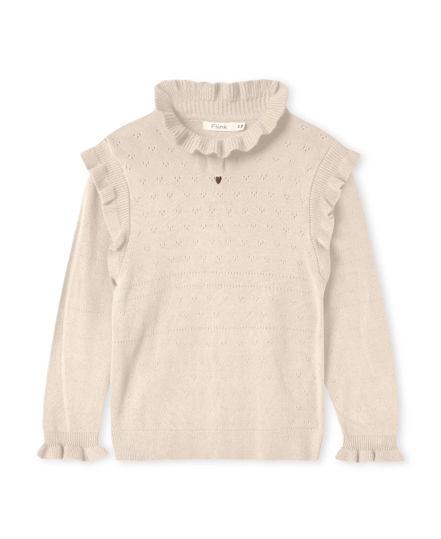 Fliink Pullover mit Rüschen Mokkini Kindermode Pullover