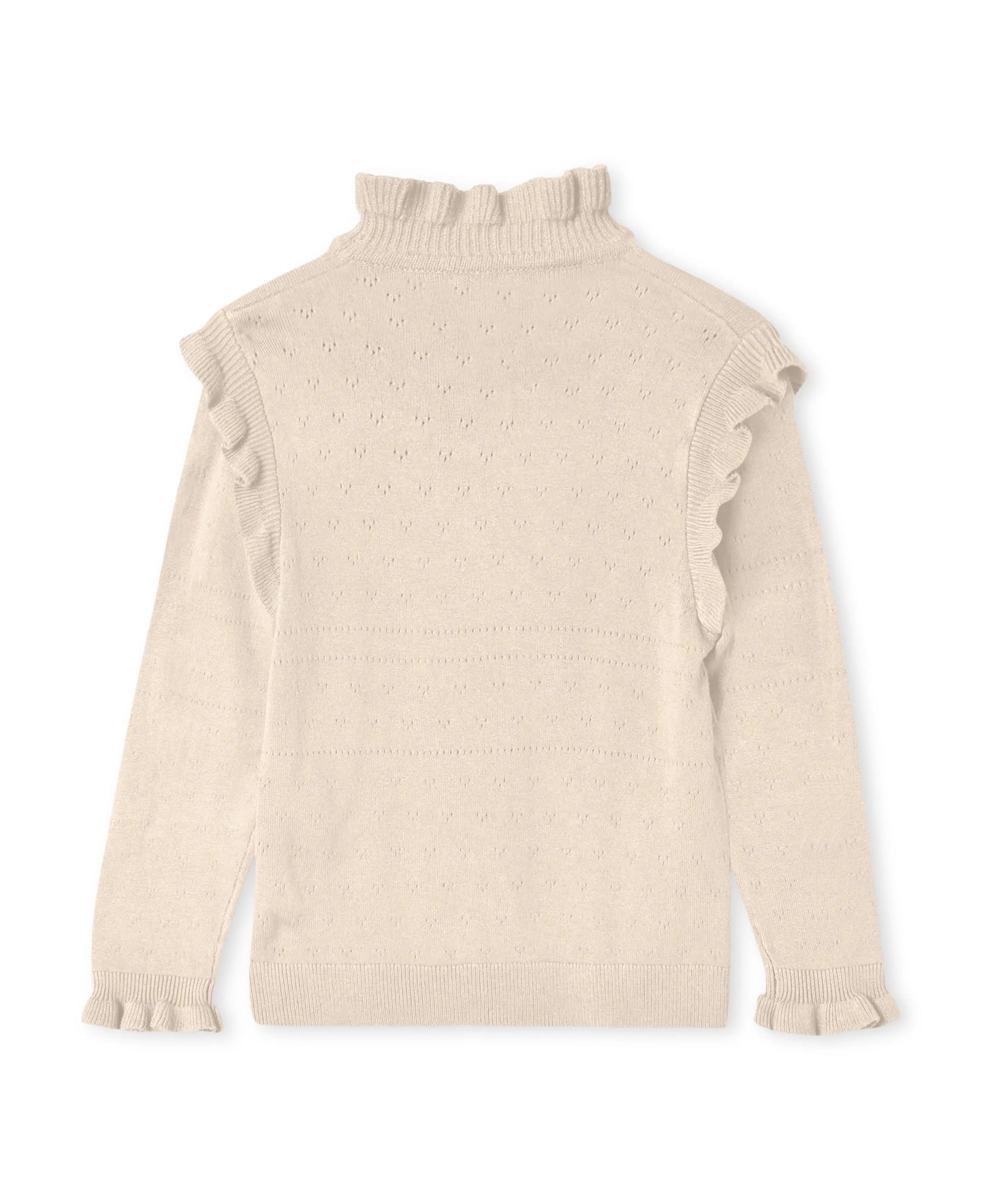 Fliink Pullover mit Rüschen Mokkini Kindermode Pullover