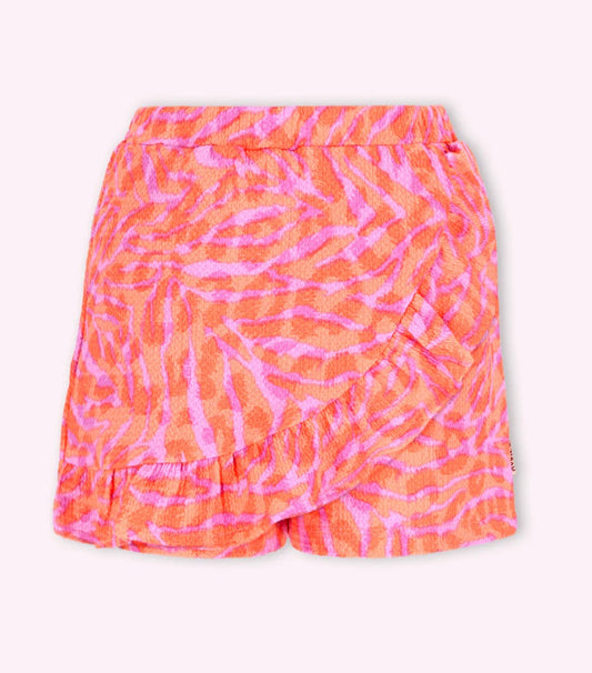 B.Nosy Mädchen Skort Pink – Zebra Muster Sommer