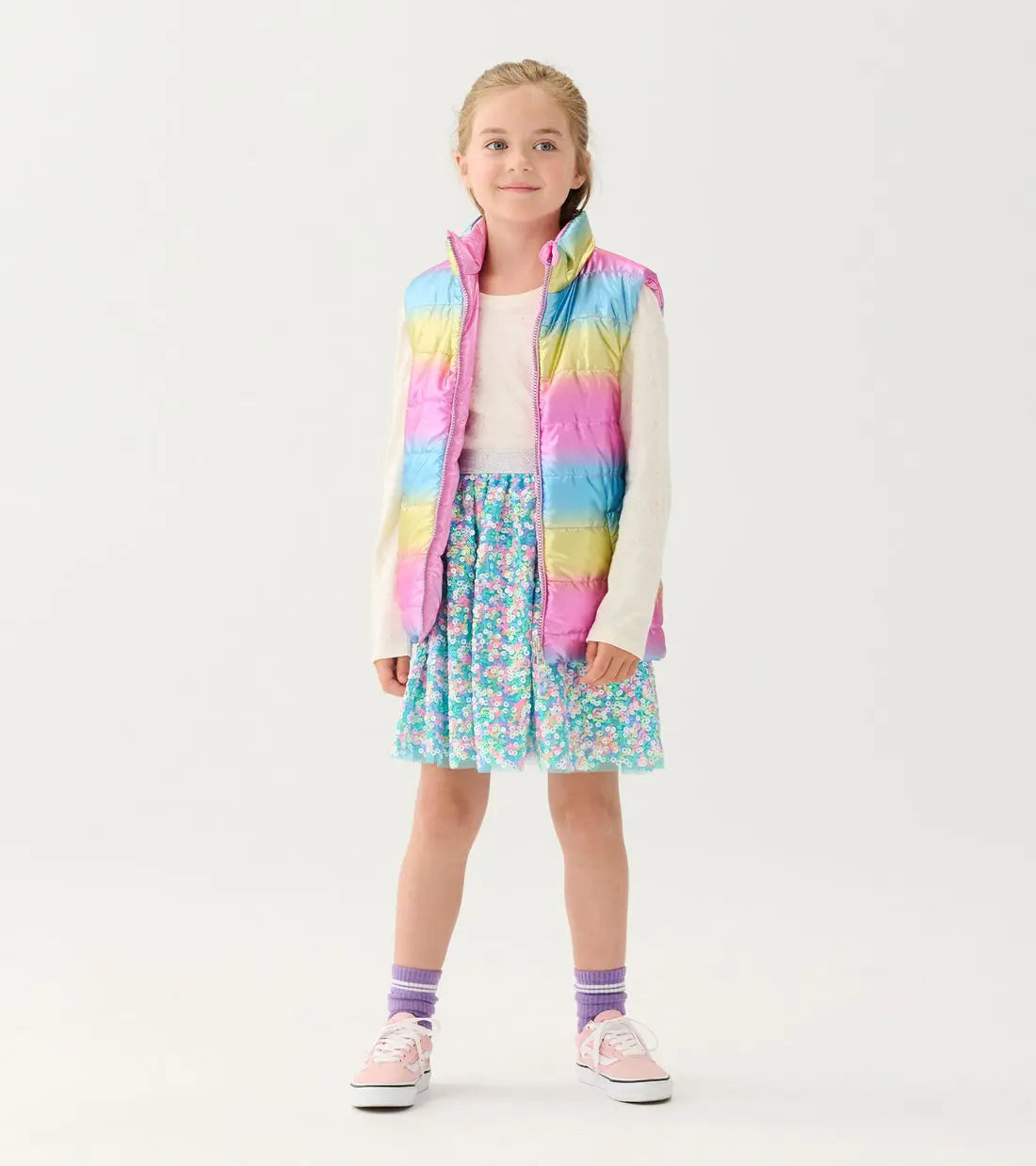 Hatley Hatley Regenbogen Wendeweste - Weste - Hatley