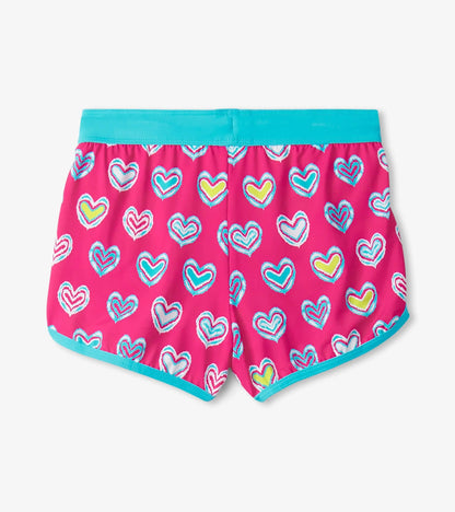 Hatley Mädchen Badehose mit Herzchen-Alloverprint - Badehosen - Hatley