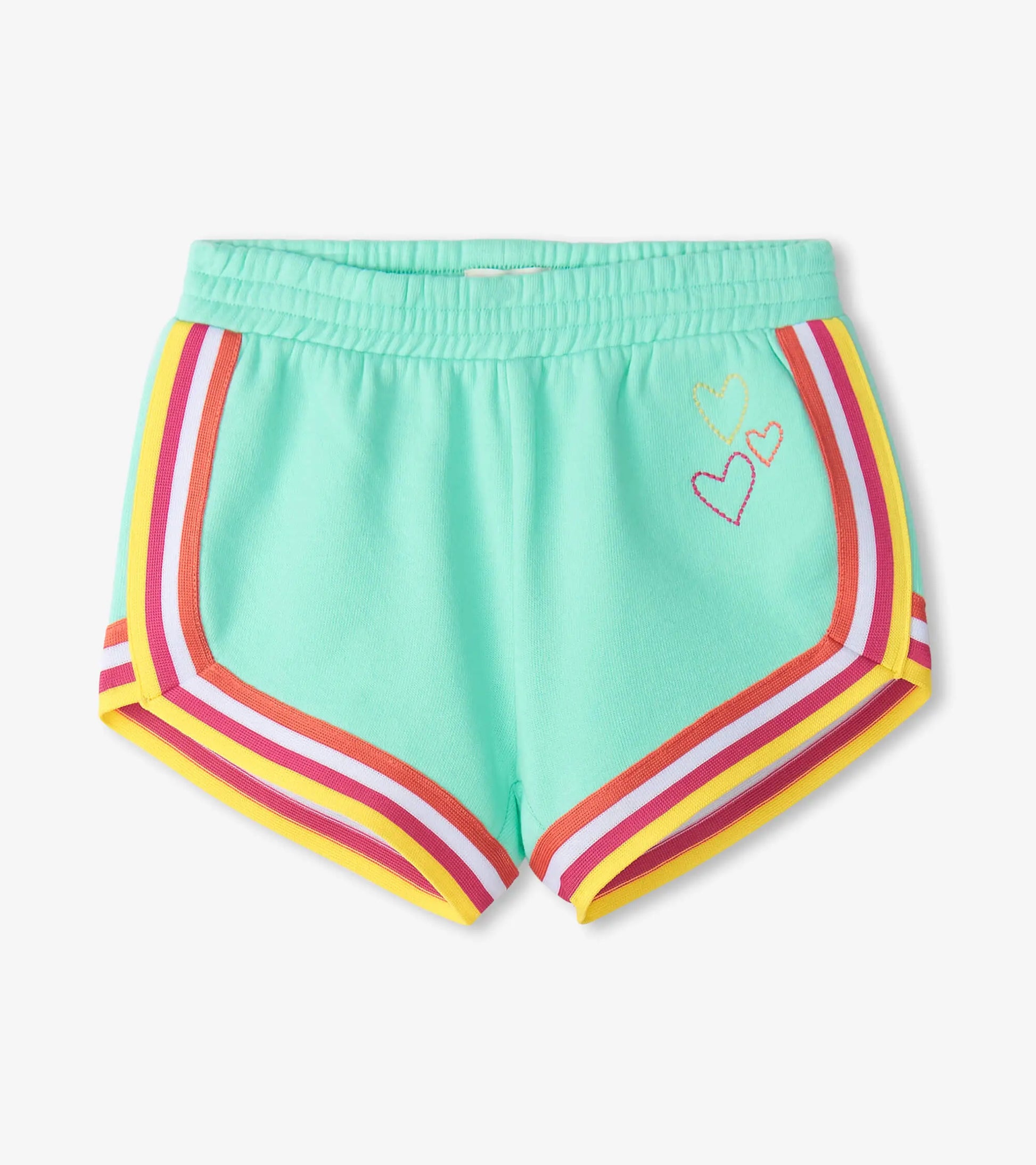 Hatley Mädchen Shorts mit buntem Seitenbündchen - Shorts - Hatley