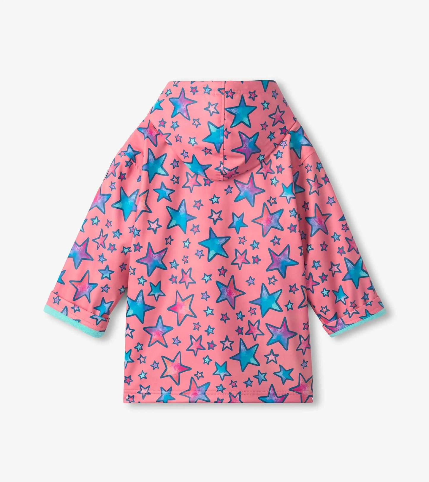 Hatley Regenjacke mit Aquarell-Sternen Mokkini Kindermode Regenjacke