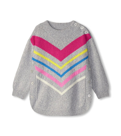 Hatley Strick-Tunika mit Chevron-Muster - Sweatshirt - Hatley