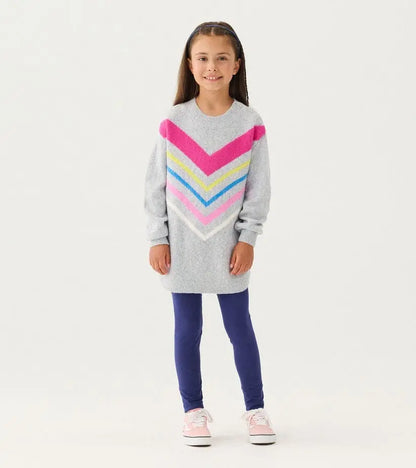 Hatley Strick-Tunika mit Chevron-Muster - Sweatshirt - Hatley