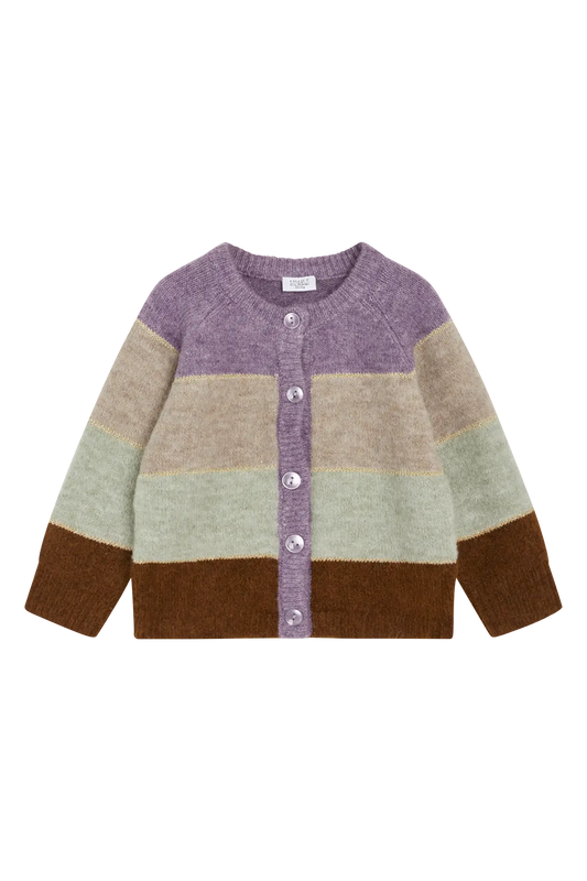 Hust & Claire - Charlotte - Cardigan mit Blockstreifen Mokkini Kindermode Cardigan