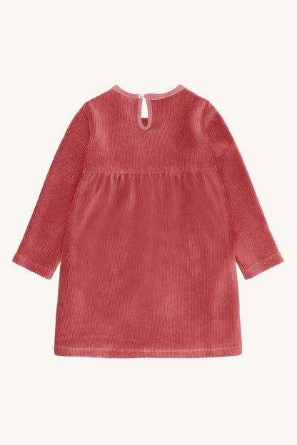 Hust & Claire Cordkleid Altrosa Herzen Mädchen Mokkini Kindermode Kleid