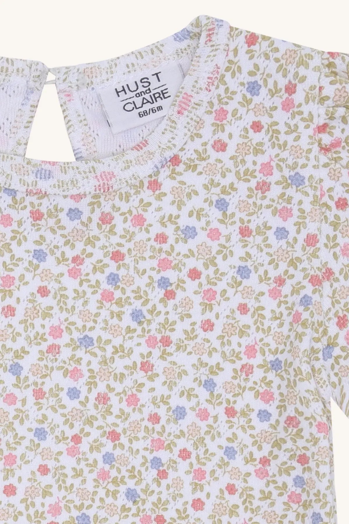 Hust & Claire HCAlma Blooming White Mokkini Kindermode T-shirt