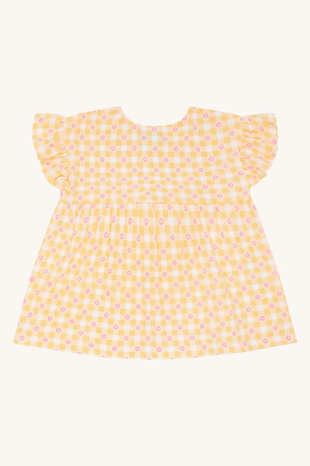 Hust & Claire HCAlma Flower Check Nectar Mokkini Kindermode T-shirt