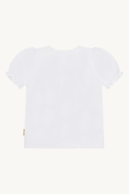 Hust & Claire HCAlma Giraffes White Mokkini Kindermode T-shirt
