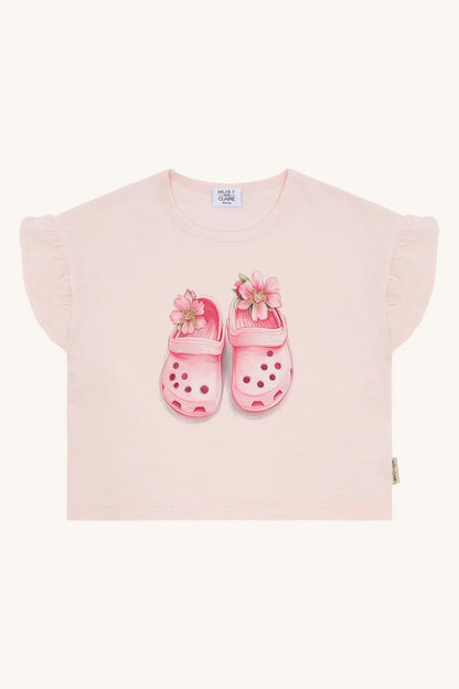 Hust & Claire HCAlma Sandals Quartz Mokkini Kindermode T-shirt