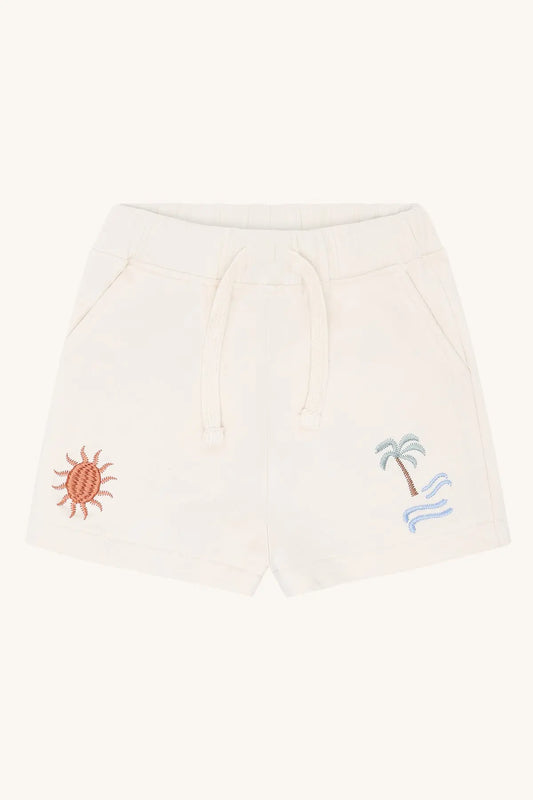 Hust & Claire HCHaggi  Palms Sandshell Mokkini Kindermode Shorts