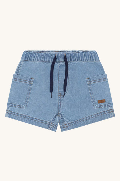 Hust & Claire HCHans Soft denim Blue Denim Mokkini Kindermode Shorts