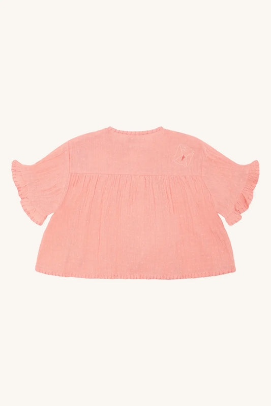 Hust & Claire HCRoselyn Dobby Shell Mokkini Kindermode Shirt