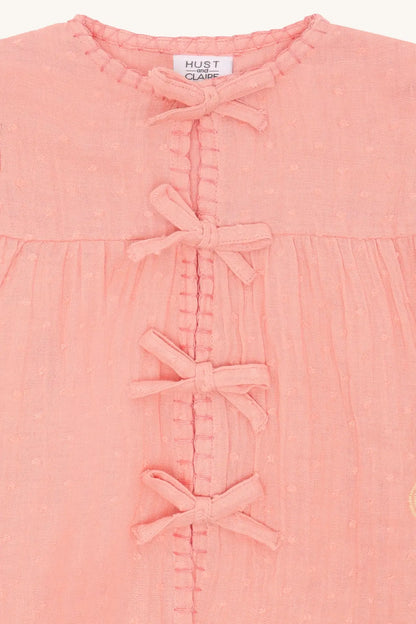 Hust & Claire HCRoselyn Dobby Shell Mokkini Kindermode Shirt