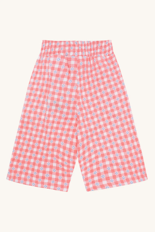 Hust & Claire HCTeah Flower Check Shell Mokkini Kindermode Pants