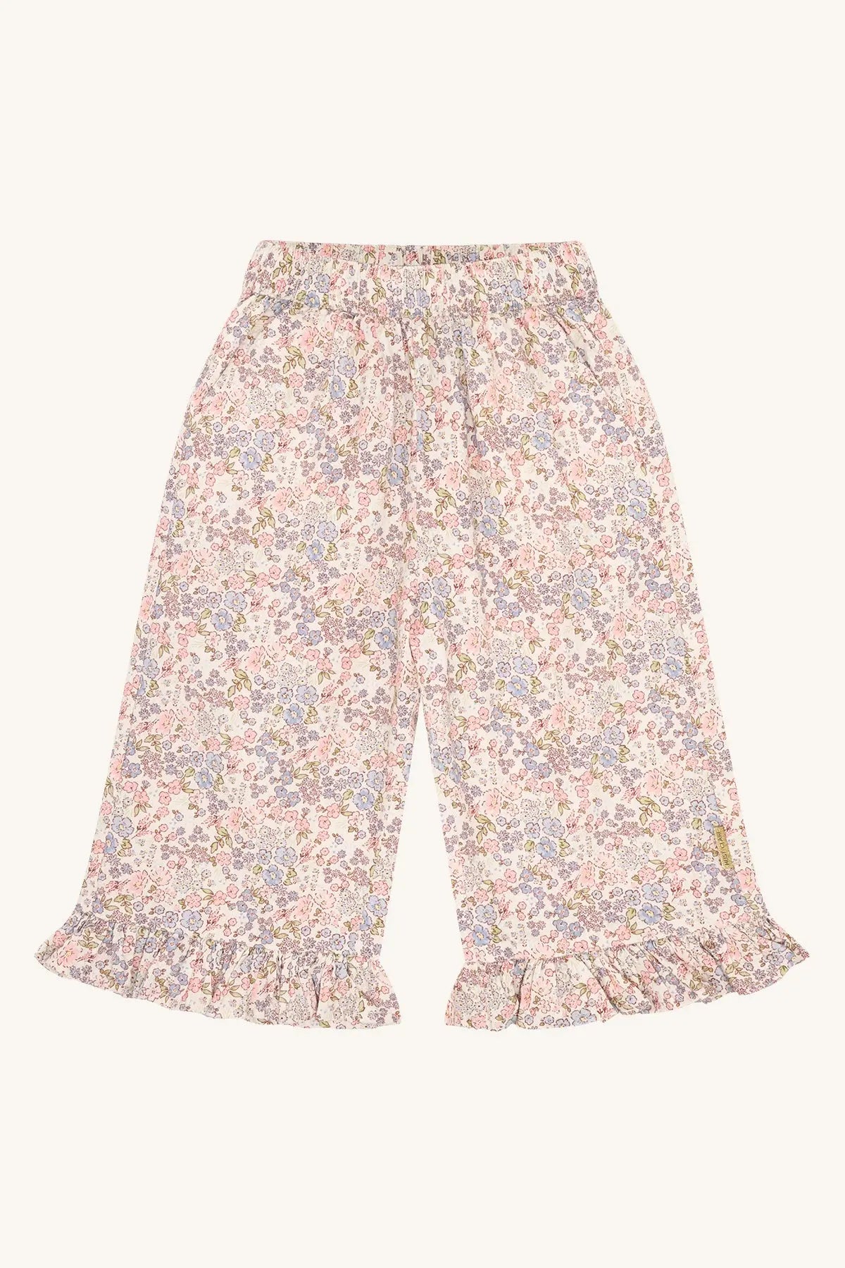 Hust & Claire HCTeresa Ditsy Flower Ivory Mokkini Kindermode Pants