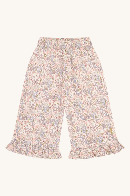 Hust & Claire HCTeresa Ditsy Flower Ivory Mokkini Kindermode Pants