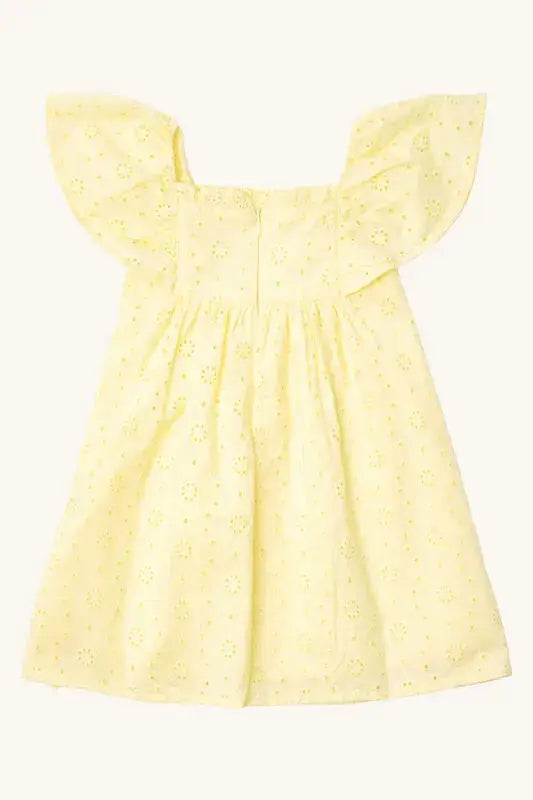 Hust & Claire Kleid aus Baumwolle mit Broderie Anglaise Mokkini Kindermode HustSommer