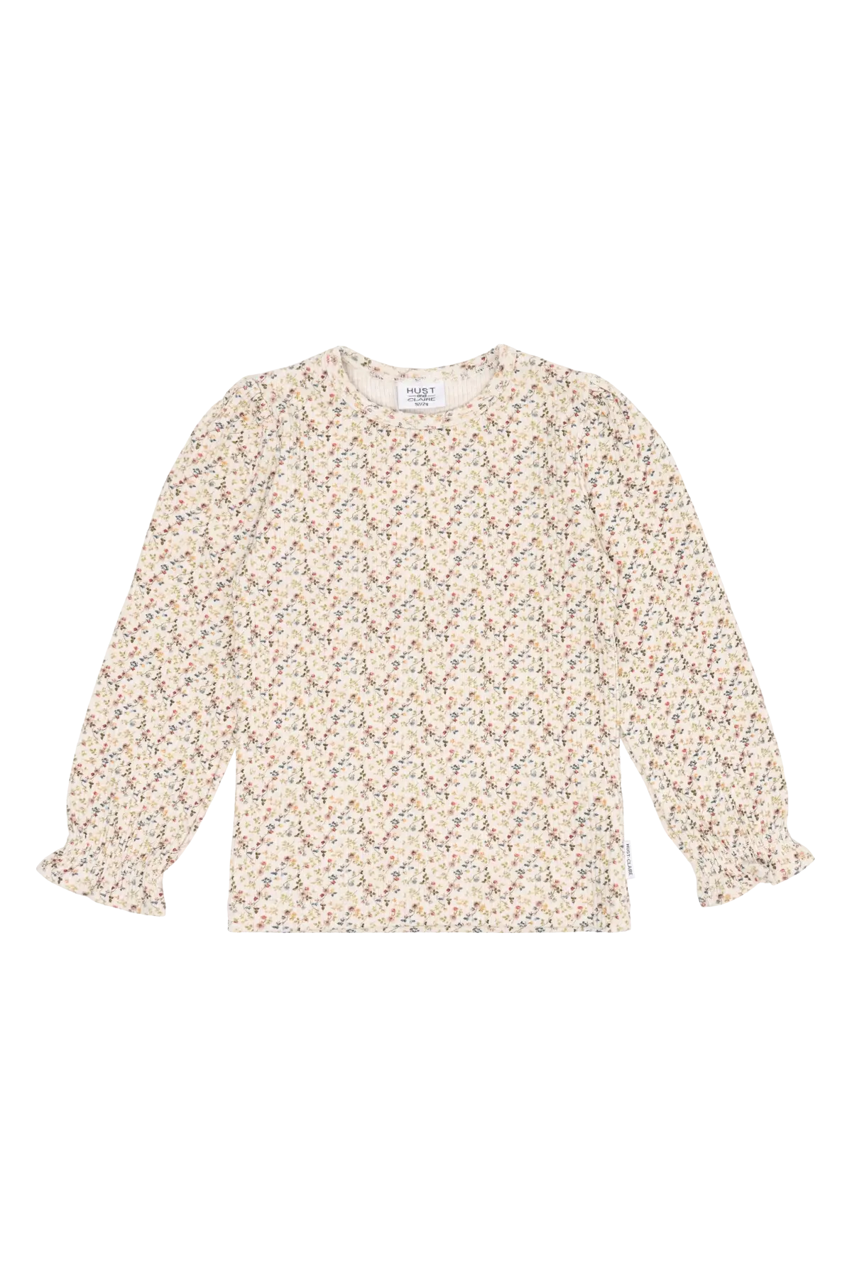 Hust & Claire Langarmshirt - Alma- Little Rose Mokkini Kindermode T-Shirt Langarm