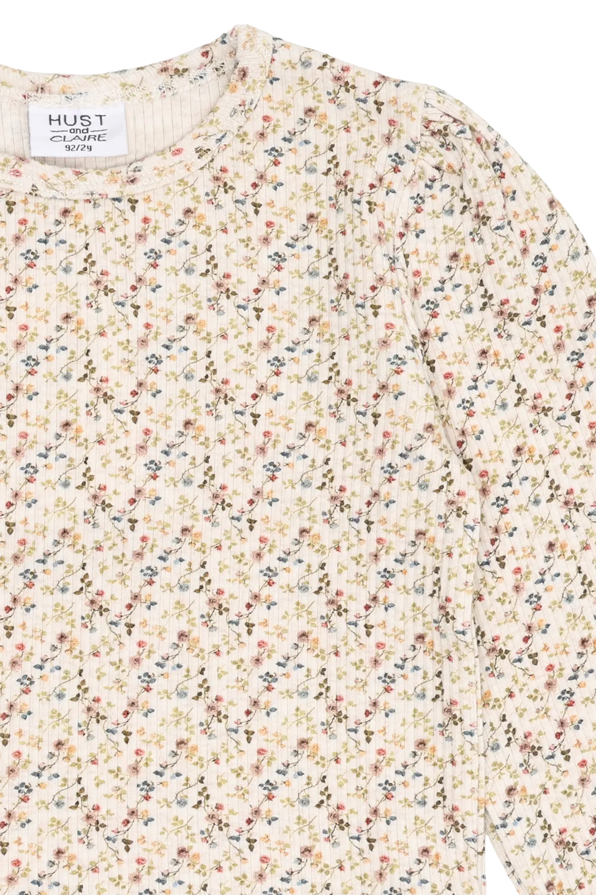 Hust & Claire Langarmshirt - Alma- Little Rose Mokkini Kindermode T-Shirt Langarm