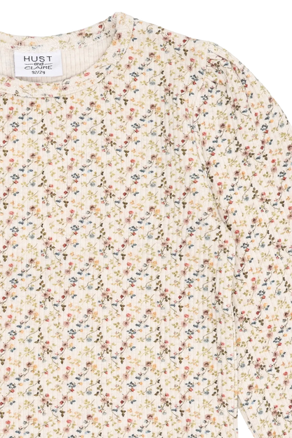 Hust & Claire Langarmshirt - Alma- Little Rose Mokkini Kindermode T-Shirt Langarm
