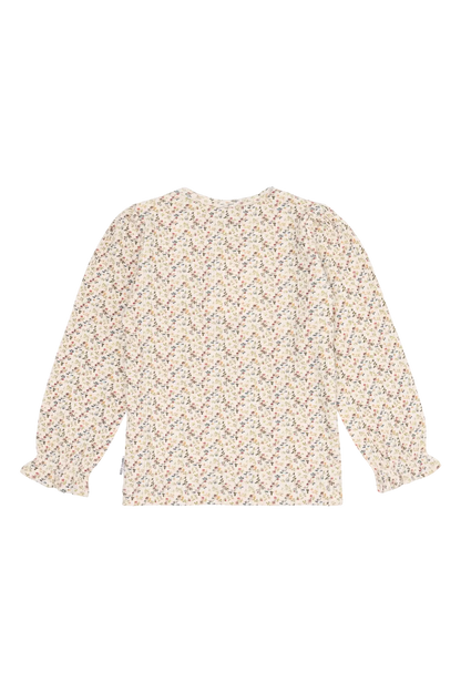Hust & Claire Langarmshirt - Alma- Little Rose Mokkini Kindermode T-Shirt Langarm