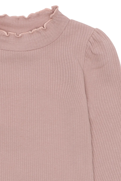 Hust & Claire Langarmshirt - Amma - Adoberose Mokkini Kindermode Hose