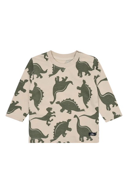 Hust & Claire Langarmshirt Anton - Dinos Mokkini Kindermode T-Shirt Langarm