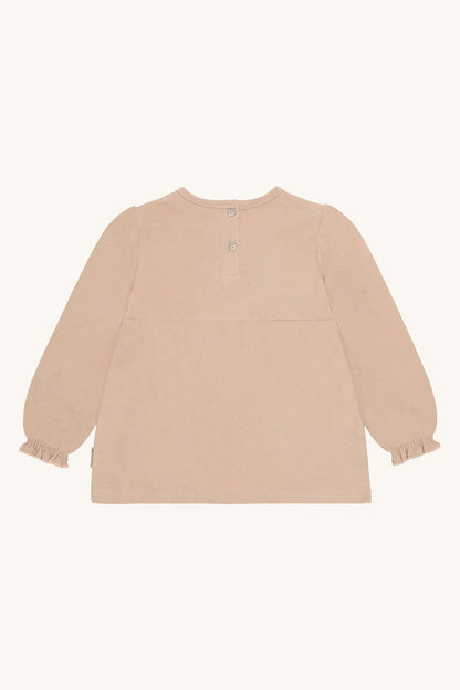 Hust & Claire Langarmshirt Rosa Blumen Mädchen Mokkini Kindermode T-Shirt Langarm