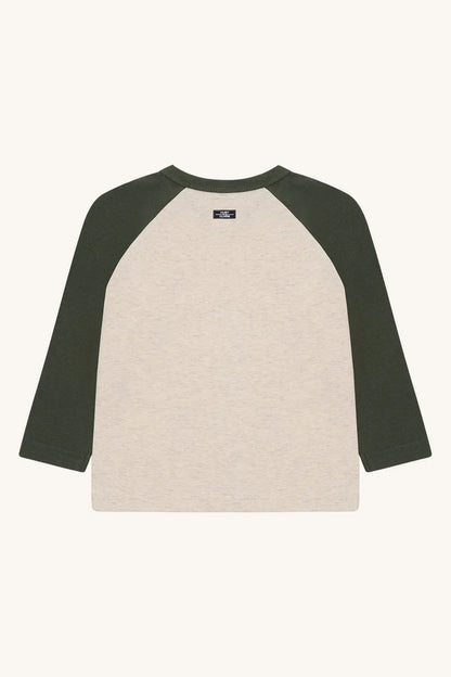 Hust & Claire Langarmshirt Snowboard Grün Jungen Mokkini Kindermode Sweatshirt